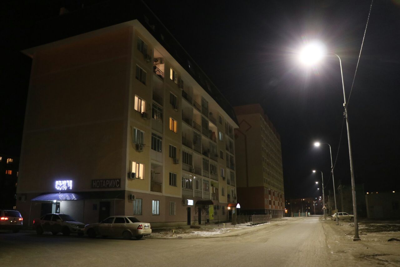 اتىراۋداعى 39 كوشەگە جاڭا جارىق جۇيەسى ورناتىلادى