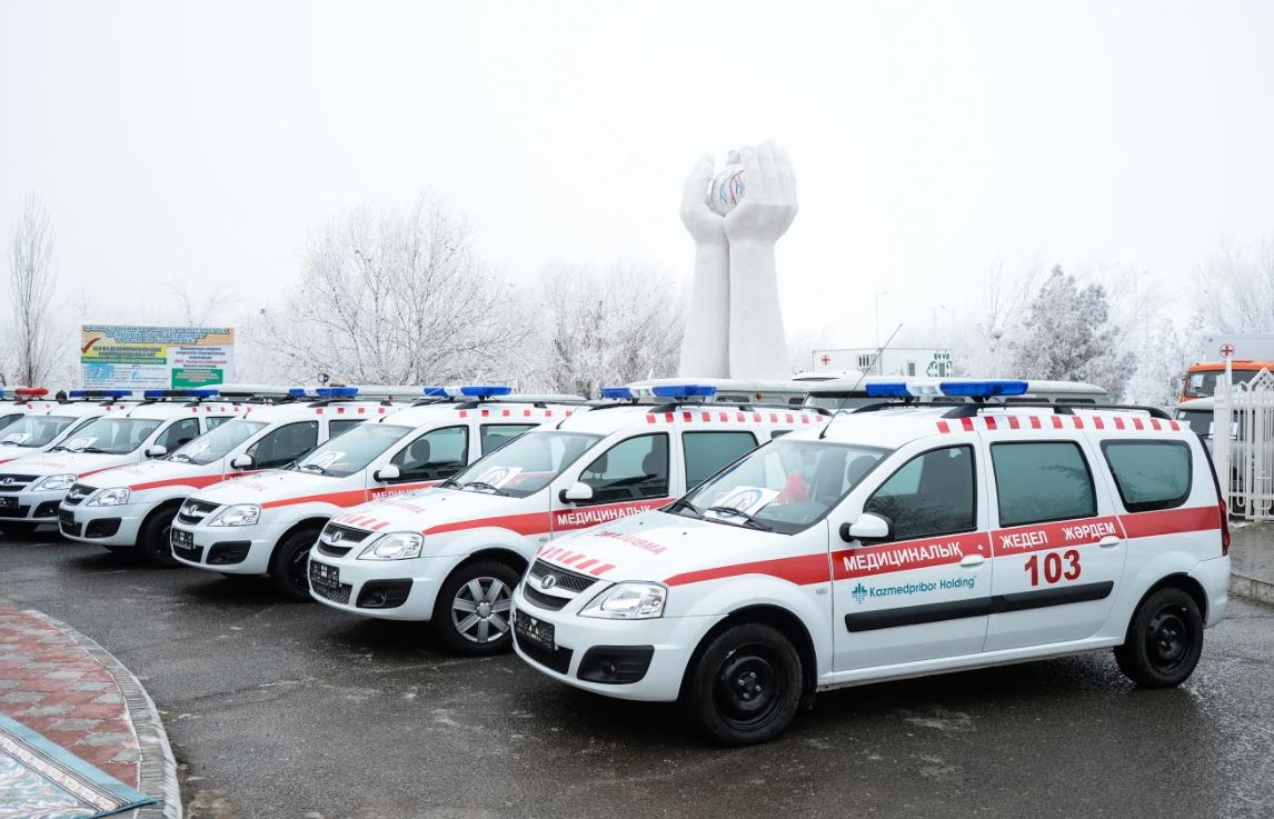 قىزىلوردادا مەديتسينالىق مەكەمەلەرگە 29 اۆتوكولىك تابىستالدى