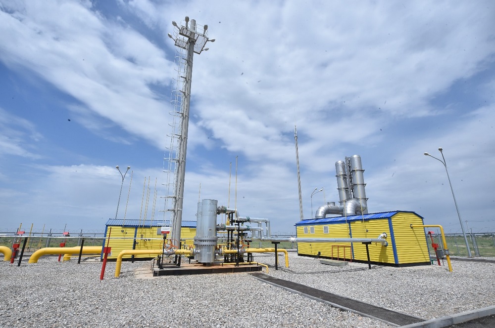 بيىل 70 مىڭعا جۋىق وڭتۇستىكقازاقستاندىق  تابيعي گازبەن قامتىلدى