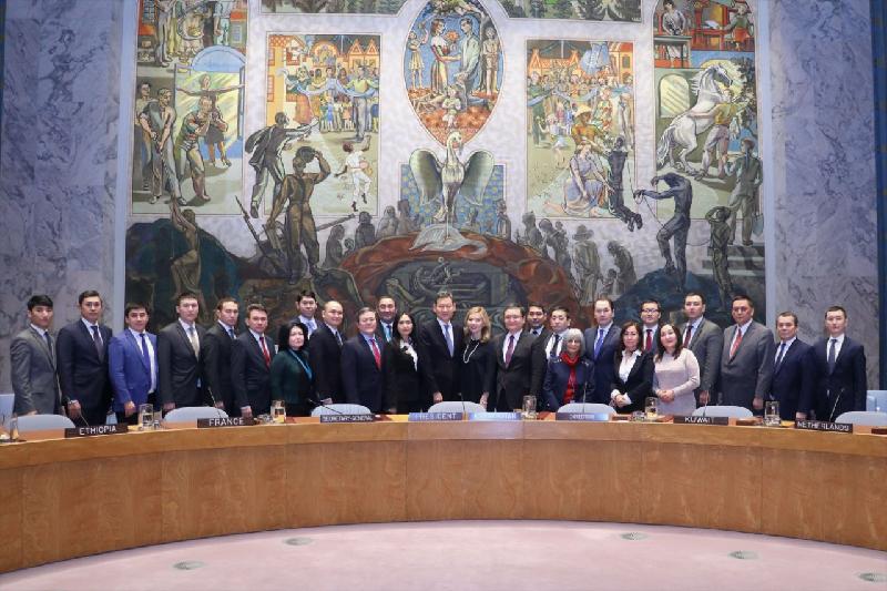 قازاقستان ديپميسسياسى بۇۇ-نىڭ قاۋىپسىزدىك كەڭەستەگى قىزمەتىنە كىرىستى