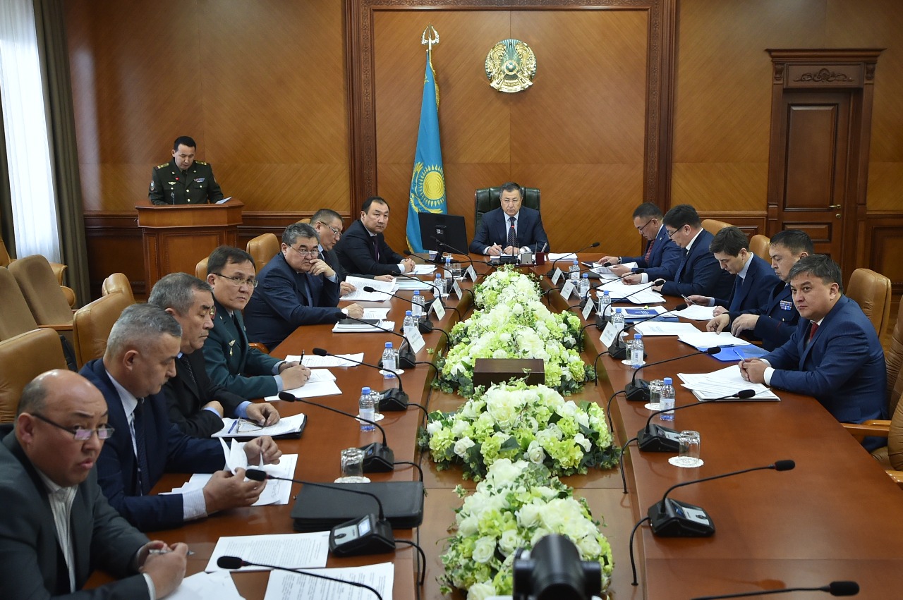 وقو-دا توتەنشە جاعدايلاردىڭ الدىن الۋ شارالارى تالقىلاندى