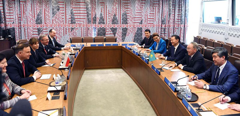 نۇرسۇلتان نازارباەۆ اقش-تا ەكىجاقتى كەزدەسۋلەر وتكىزدى