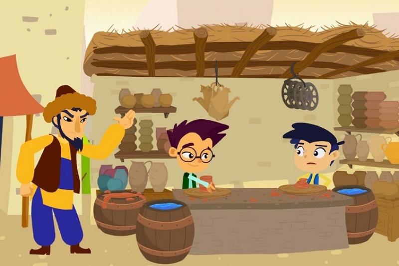 بالالار «سارايشىققا ساياحات» اتتى ءمۋلتفيلمدى تاماشالادى