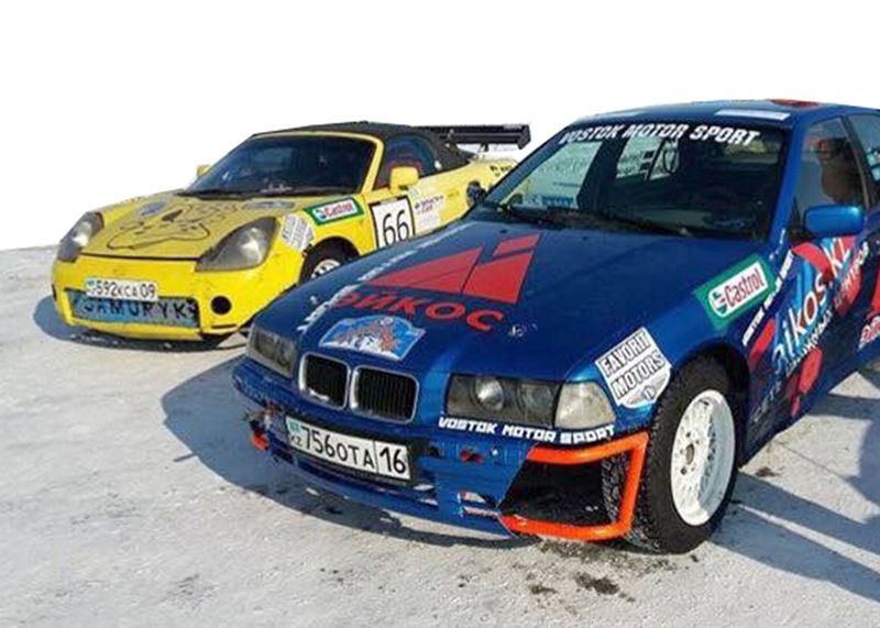 كوكشەتاۋدا كاسىبي جانە اۋەسقوي اۆتوسپورتشىلار اراسىندا تەحنيكالىق جارىس ءوتتى