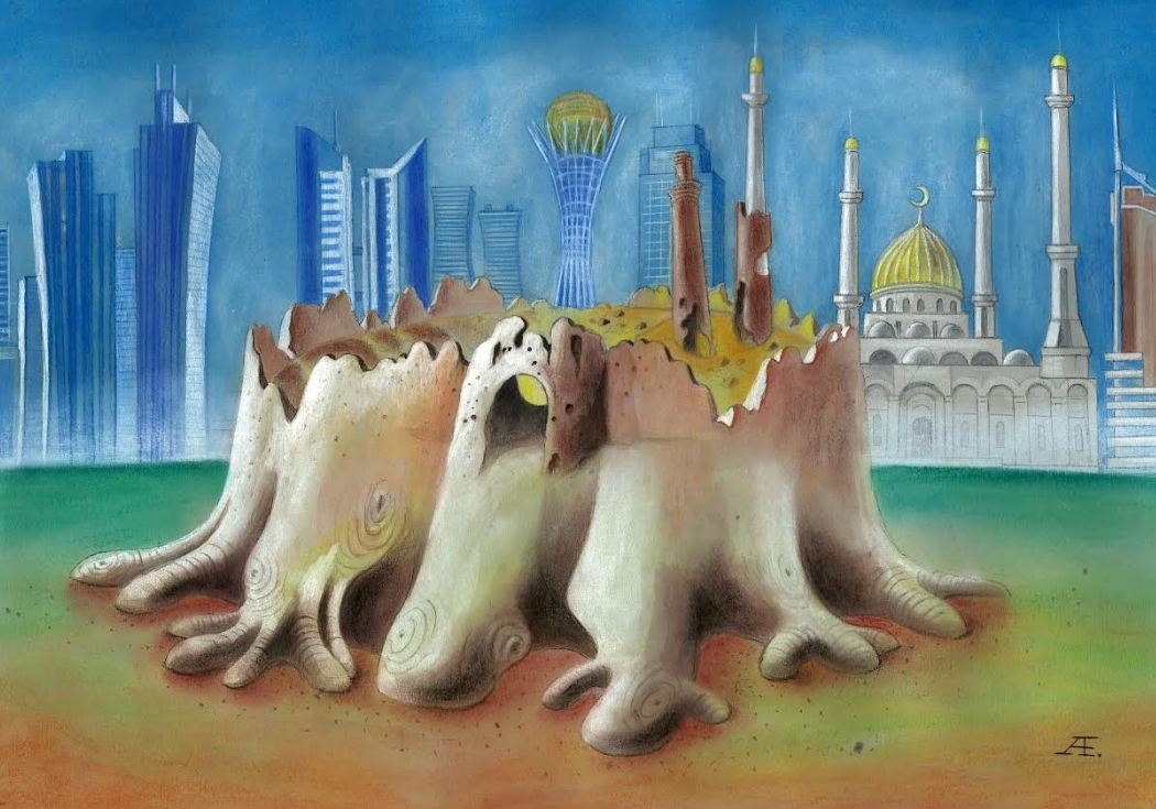 ۇزدىك كاريكاتۋراعا بايگە جاريالايمىز