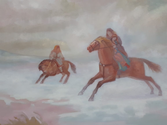 وقو-دا سۋرەتشى مۇحتار بەكەنوۆتىڭ جەكە كورمەسى اشىلدى