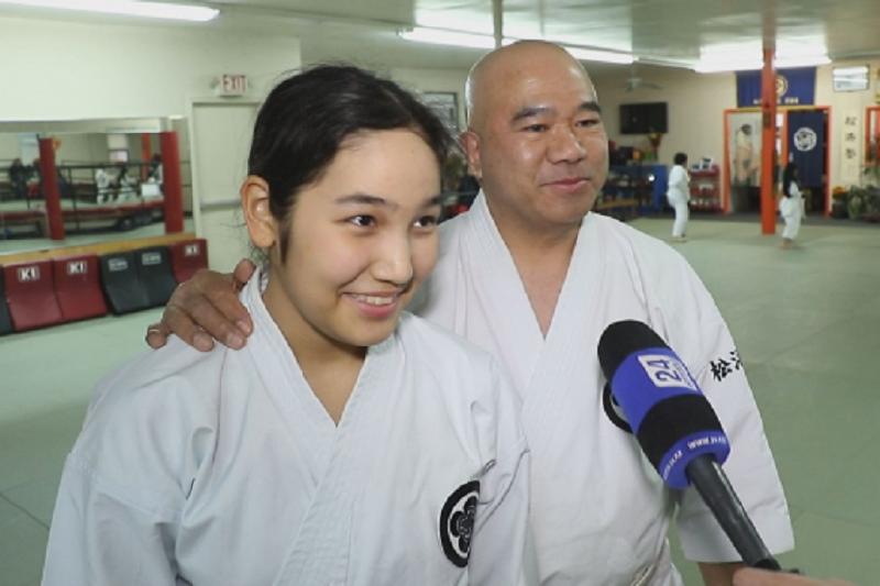 الماتىلىق 14 جاسار قىز كاراتەدەن اقش-تا چەمپيون بولدى