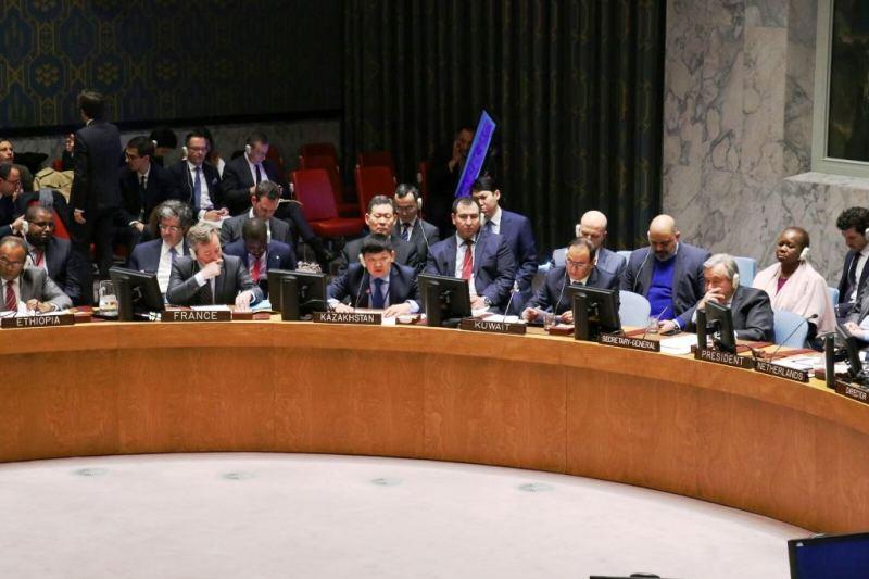 قر دەلەگاتسياسى قاۋىپسىزدىك كەڭەسىنىڭ وتىرىسىنا قاتىستى