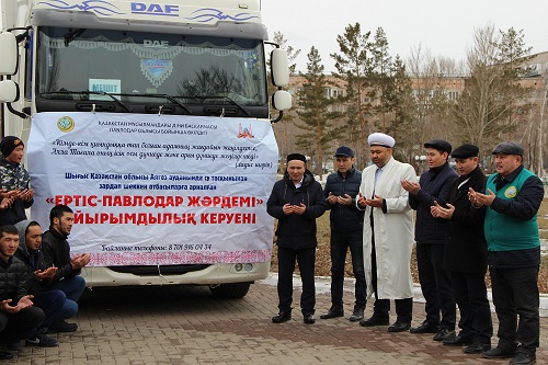 پاۆلوداردان  وسكەمەنگە كومەك كەرۋەنى اتتاندى
