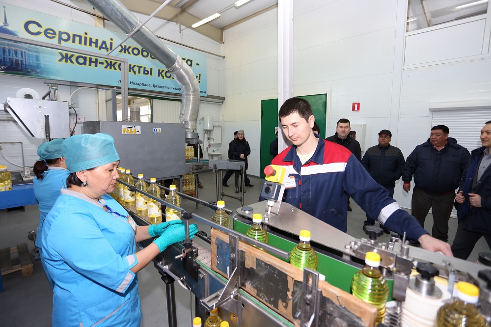 پويما اۋىلىنداعى ماي زاۋىتىنىڭ ەكىنشى تىنىسى اشىلدى