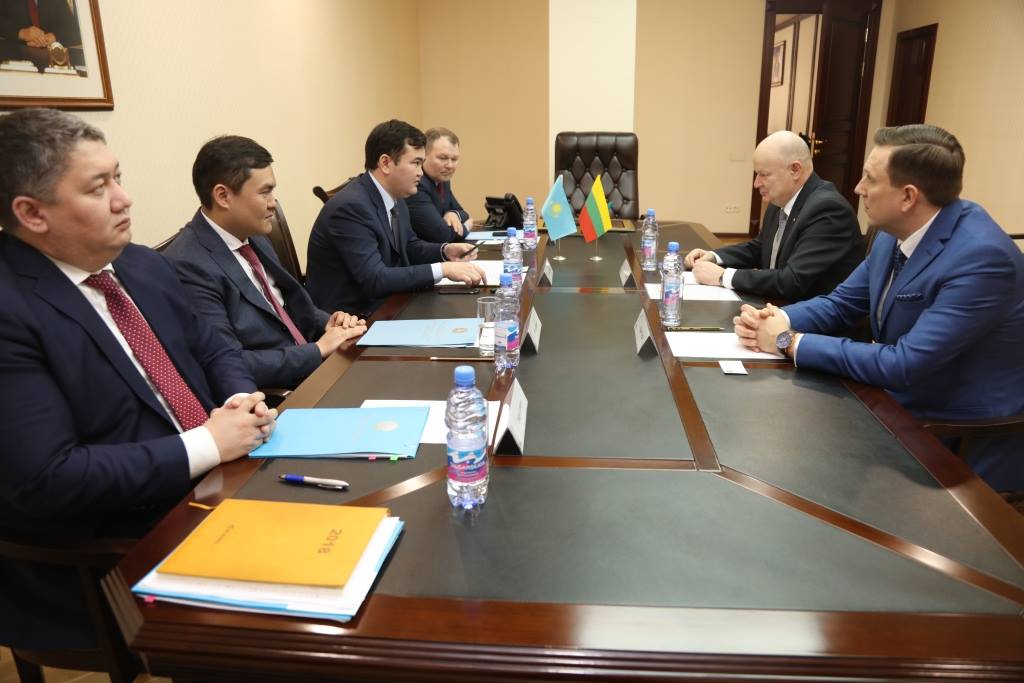 قازاقستان مەن ليتۆا ءوزارا ىنتىماقتاستىقتى كەڭەيتۋگە مۇددەلى