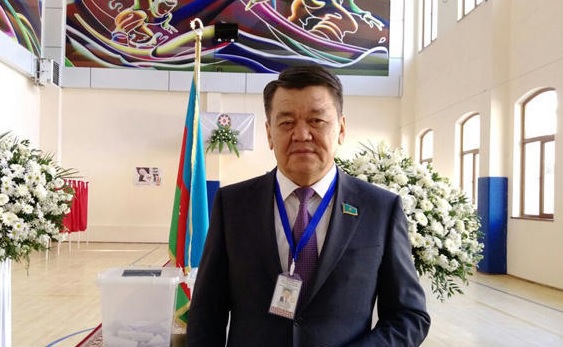 قازاقستان سەناتورلارى ازەربايجان پرەزيدەنتىن سايلاۋعا قاتىسىپ جاتىر