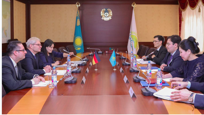 استانادا گەرمانيا مەن قازاقستاننىڭ ينۆەستيتسيالىق ىنتىماقتاستىعىن نىعايتۋ ماسەلەلەرى تالقىلاندى