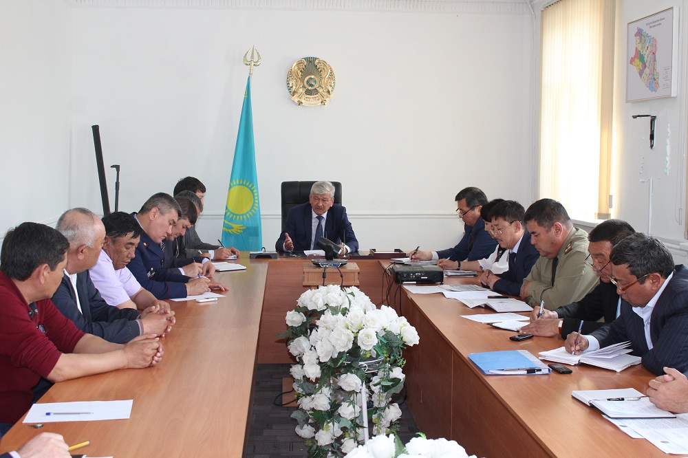 ماقتارالدا بازارلاردىڭ قاۋىپسىزدىگى بويىنشا جيىن ءوتتى