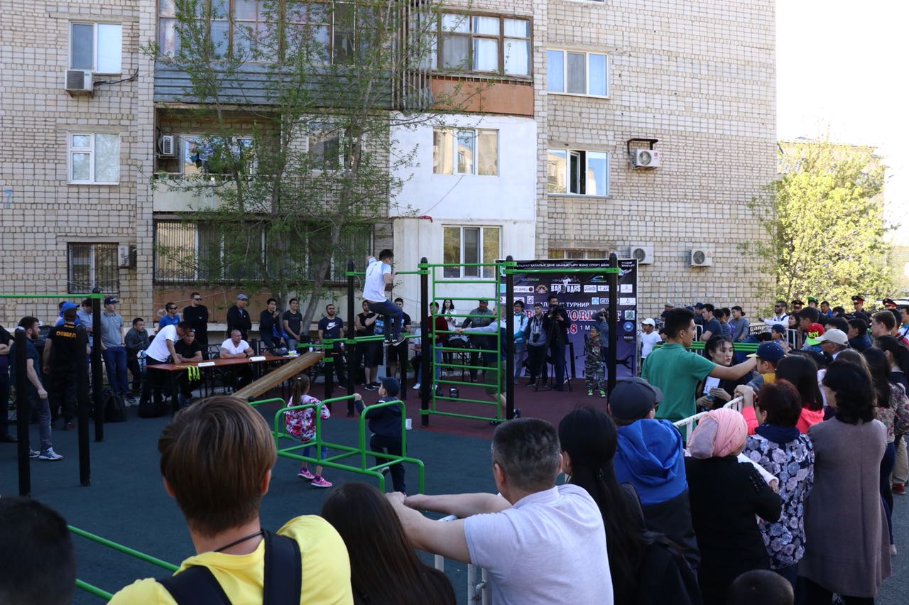 اتىراۋدا العاش رەت «Street Workout»-تان قالالىق تۋرنير باستالدى