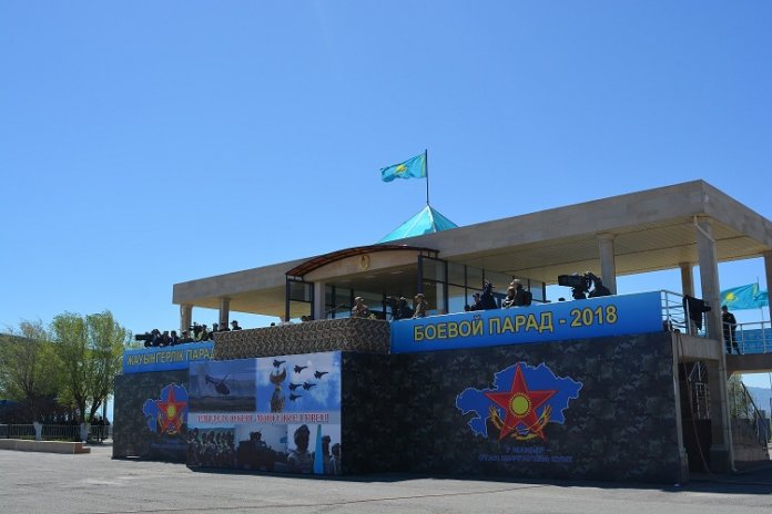 وتان قورعاۋشى كۇنىنە ارنالعان جاۋىنگەرلىك پاراد جامبىل وبلىسىندا وتەدى