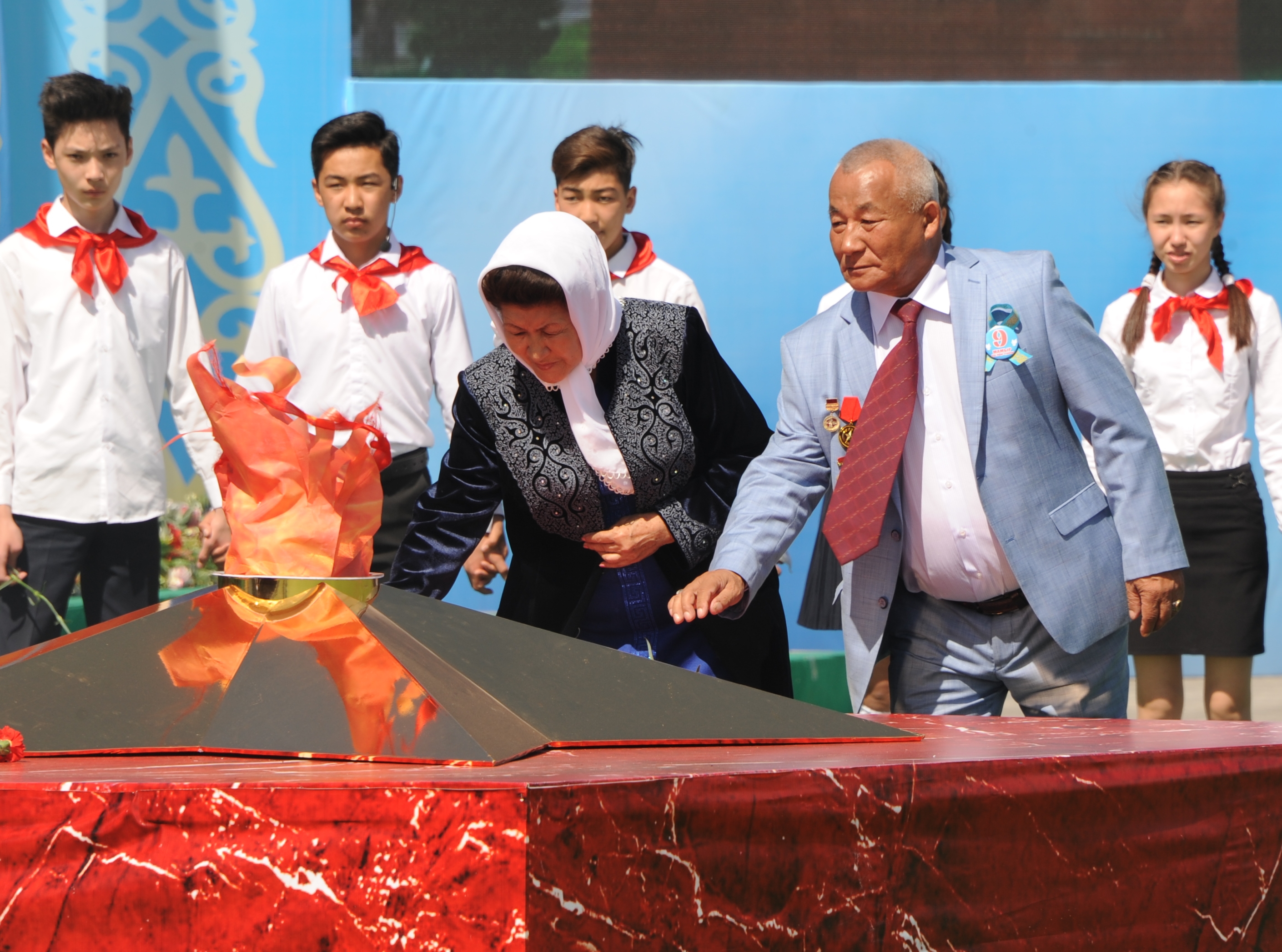 جەتىسۋدا جەڭىستىڭ 73 جىلدىعى اتالىپ ءوتتى