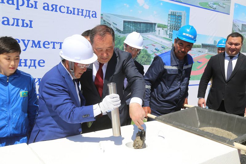 اقتاۋدا ءزاۋلىم سپورت سارايىنىڭ ىرگەتاسى قالاندى