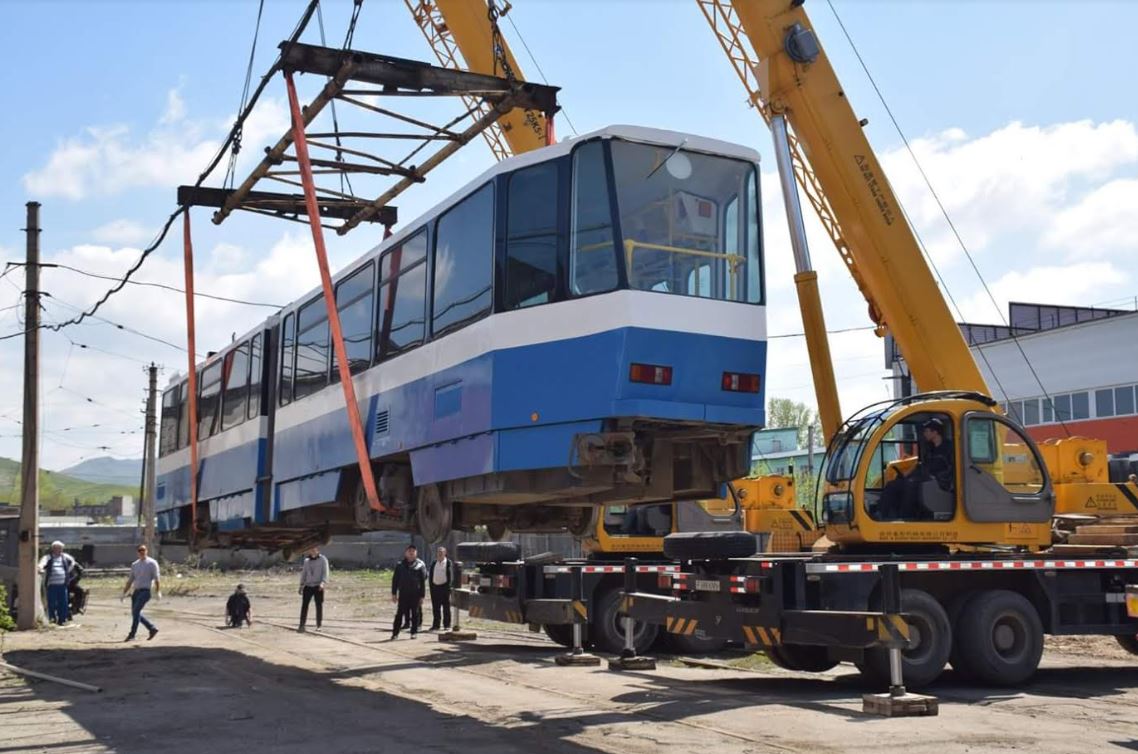 وسكەمەنگە الماتىدان 5 ترامۆاي جەتكىزىلدى