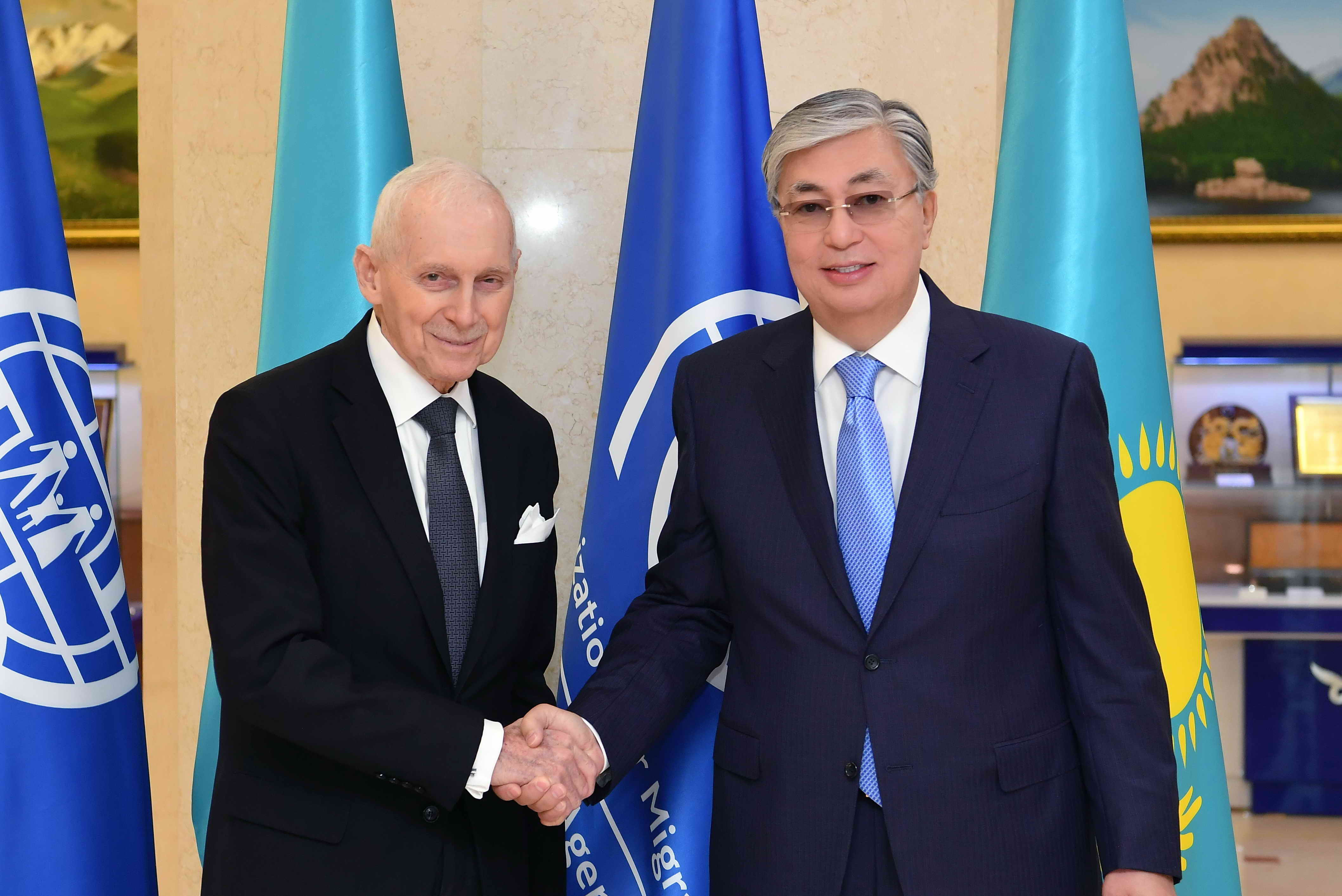 سەنات توراعاسى حالىقارالىق كوشى-قون ۇيىمىنىڭ باسشىسىن قابىلدادى