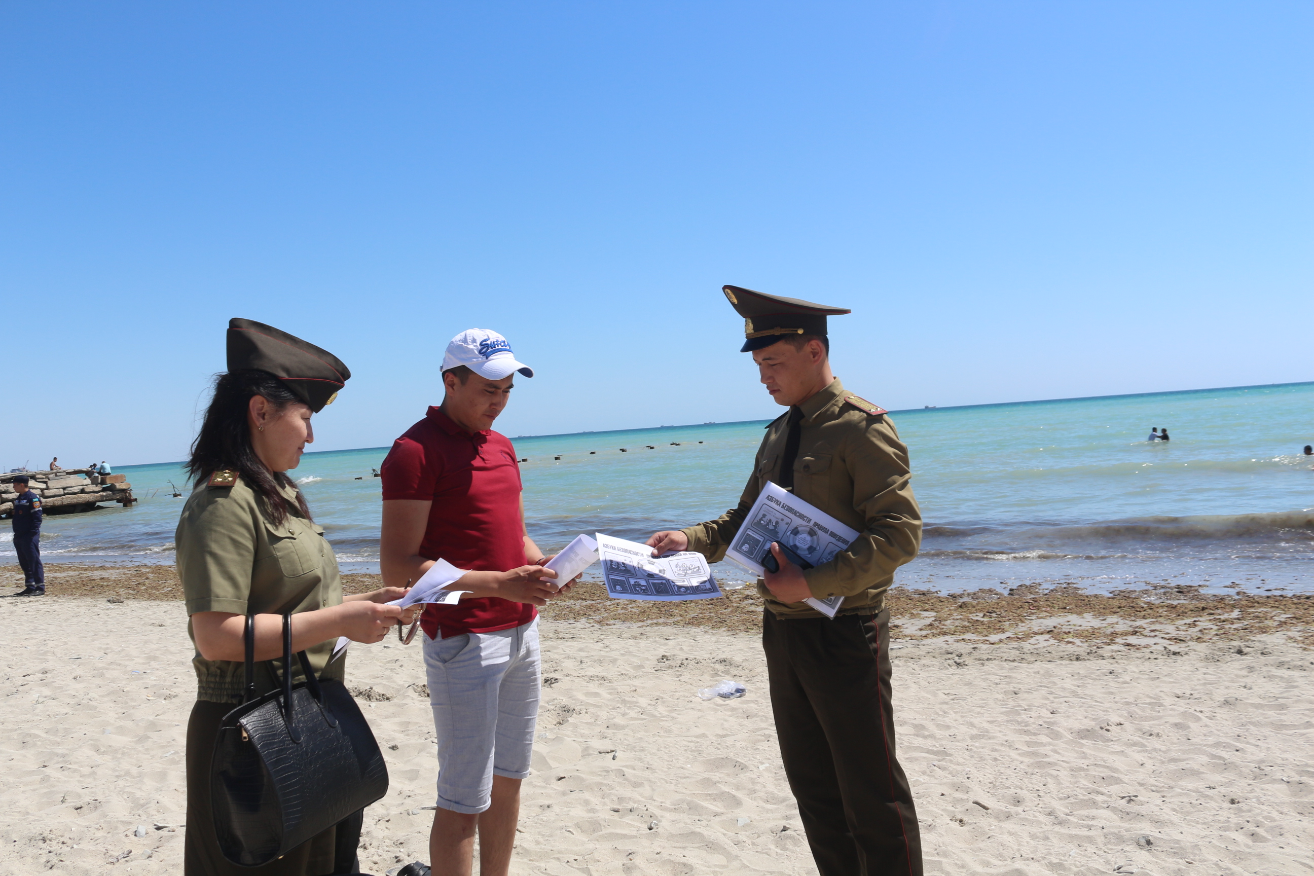 كاسپي جاعالاۋىندا سۋعا شومىلۋ ماۋسىمىنا بايلانىستى ۇگىت-ناسيحات جۇمىستارى جۇرگىزىلدى