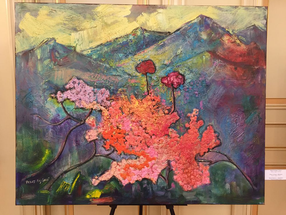 سۋرەتشى رەنات ەلۋباەۆتىڭ «ماڭگىلىك ەلەس» اتتى كورمەسى ءوتتى