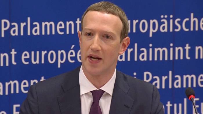 مارك تسۋكەربەرگ ەۋروپارلامەنت الدىندا ەسەپ بەردى