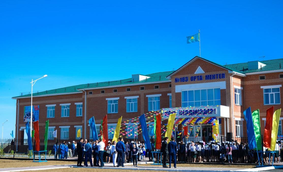 قارماقشى اۋدانىندا جاڭا مەكتەپ پەن بالاباقشا اشىلدى