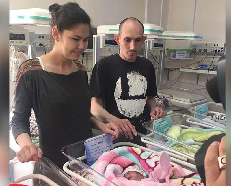 قاراعاندى وبلىسىندا تورتەم دۇنيەگە كەلدى