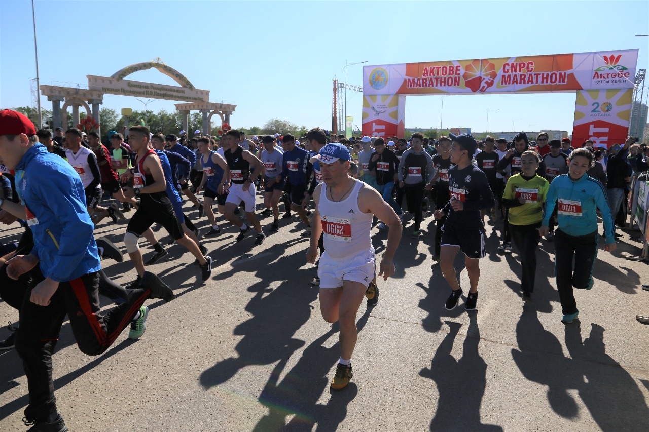 «CNPC-Aktobe Marathon-2018» ءىس-شاراسىنا 5 مىڭنان استام ادام قاتىستى