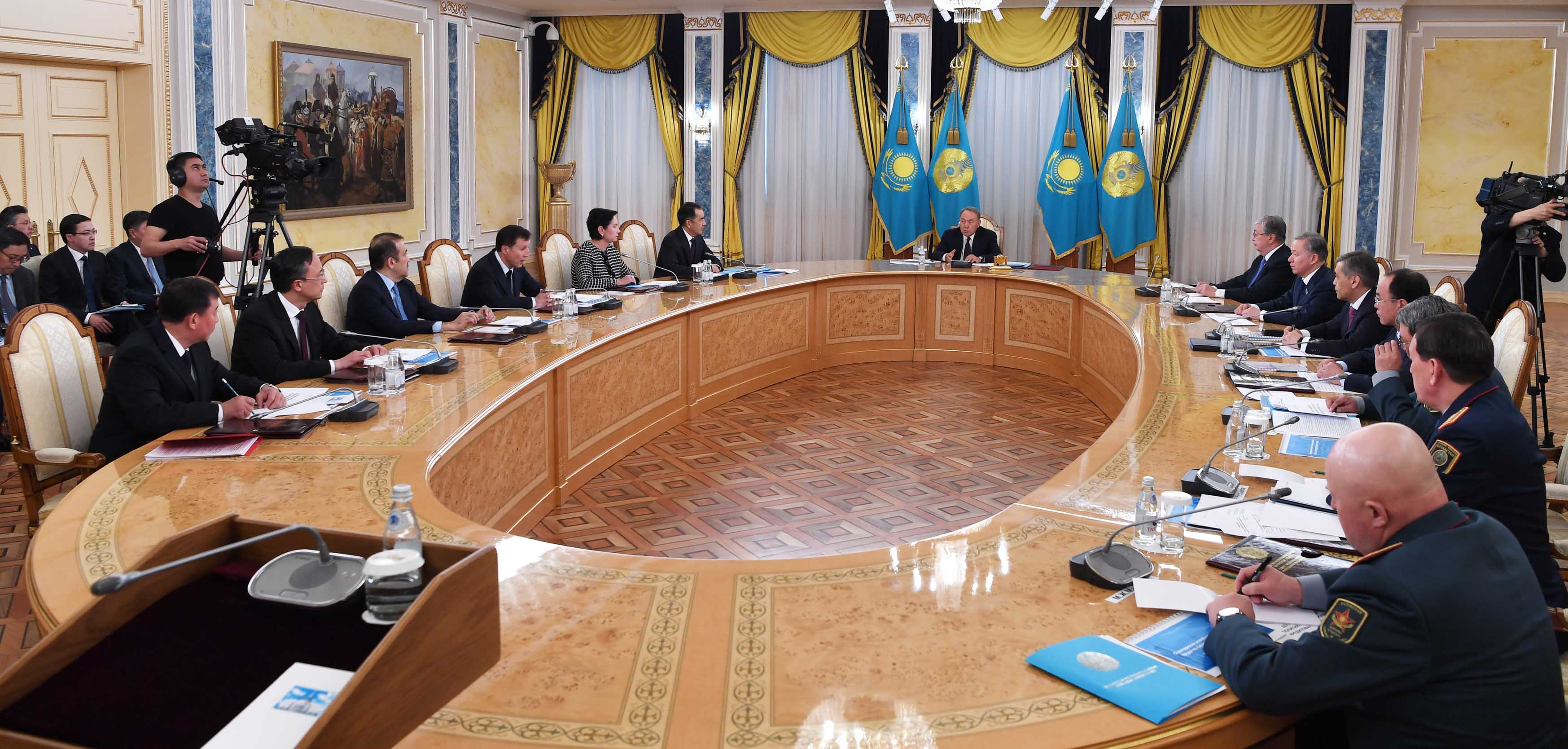 مەملەكەت باسشىسى توراعالىعىمەن قاۋىپسىزدىك كەڭەسىنىڭ وتىرىسى ءوتتى