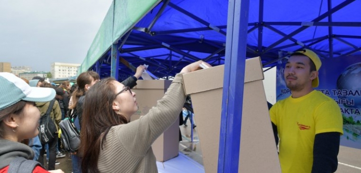 ەلوردادا ەكولوگيالىق جارمەڭكە ءوتتى