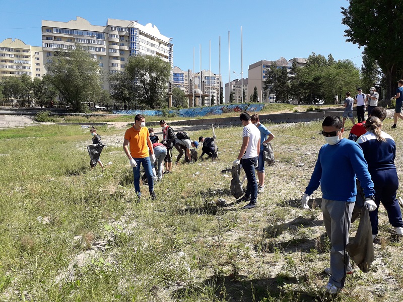 الماتىلىقتار سايران كولىن جابىلىپ تازالادى