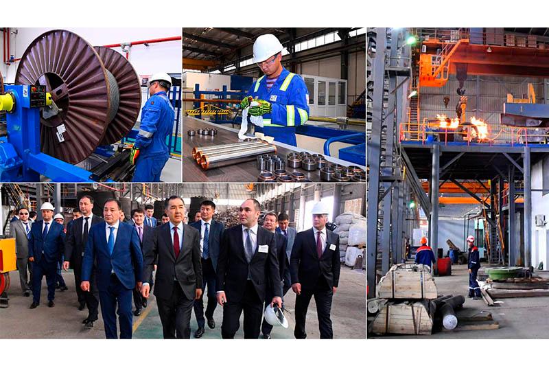 ب.ساعىنتاەۆ ءىرى ونەركاسىپتىك نىسانداردى تسيفرلاندىرۋ جانە جاڭعىرتۋ بارىسىمەن تانىستى