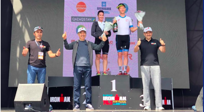 IRONMAN 70.3 ترياتلوننان حالىقارالىق چەمپيوناتتىڭ ءبىرىنشى جەڭىمپازدارى ماراپاتتالدى