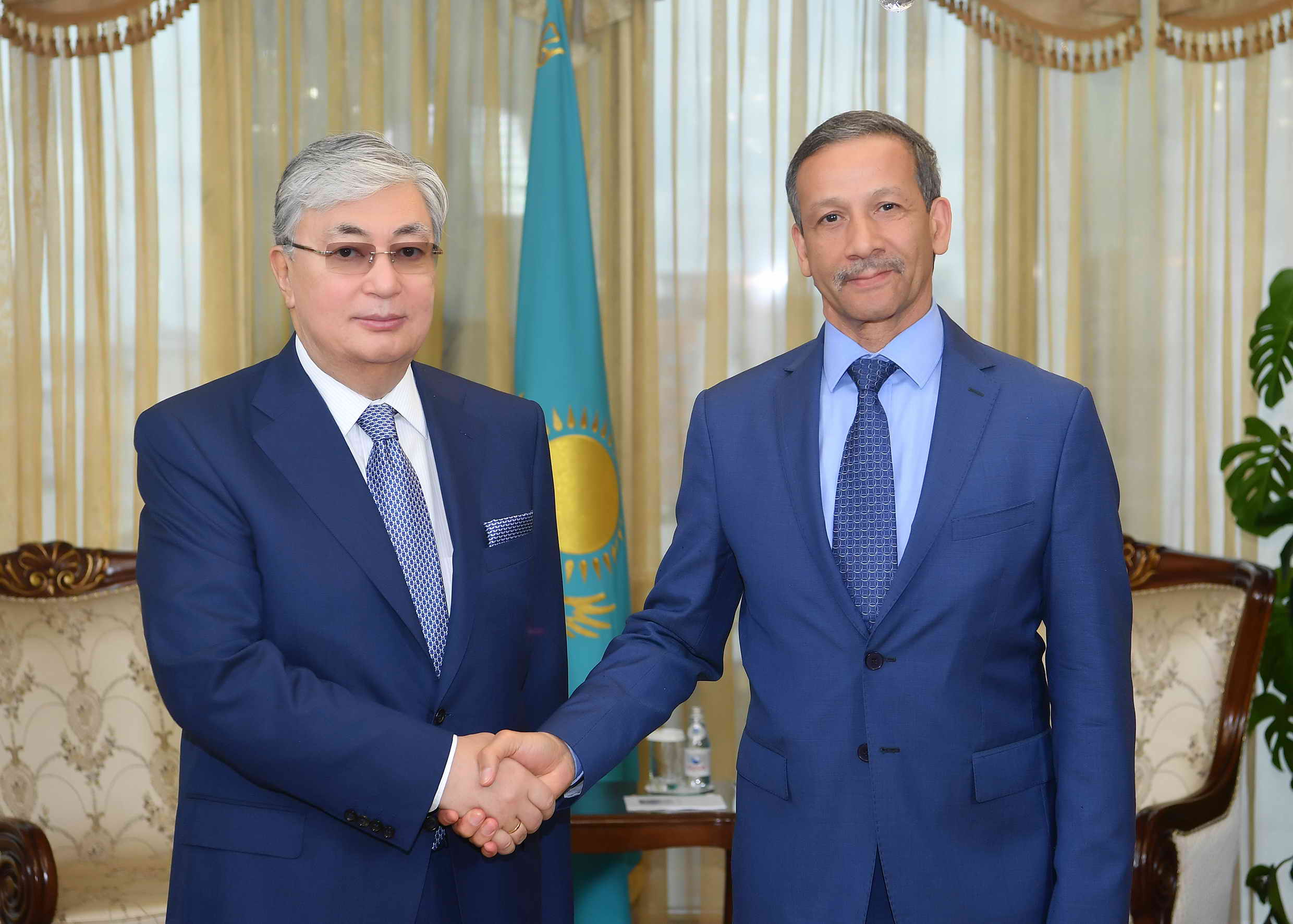 سەنات توراعاسى ق. توقاەۆ ماروككونىڭ قازاقستانداعى ەلشىسىن قابىلدادى