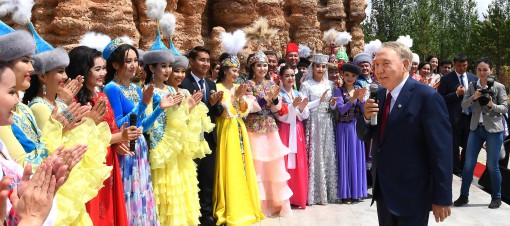 ەلباسى «جەتىسۋ» ساياباعىن ارالاپ كوردى