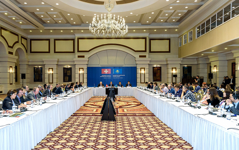 استانادا قازاقستاندىق-شۆەيتساريالىق ىسكەرلىك كەڭەسىنىڭ 4-ءشى وتىرىسى ءوتتى