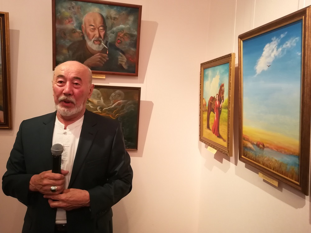 سولتۇستىك قازاقستاندا اكتەر اسىلبولات سماعۇلوۆتىڭ جەكە كورمەسى ءوتتى