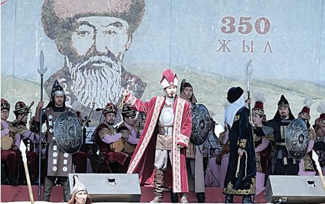 بۇقار جىراۋدىڭ 350 جىلدىق تويى ارقا توسىندە تويلاندى