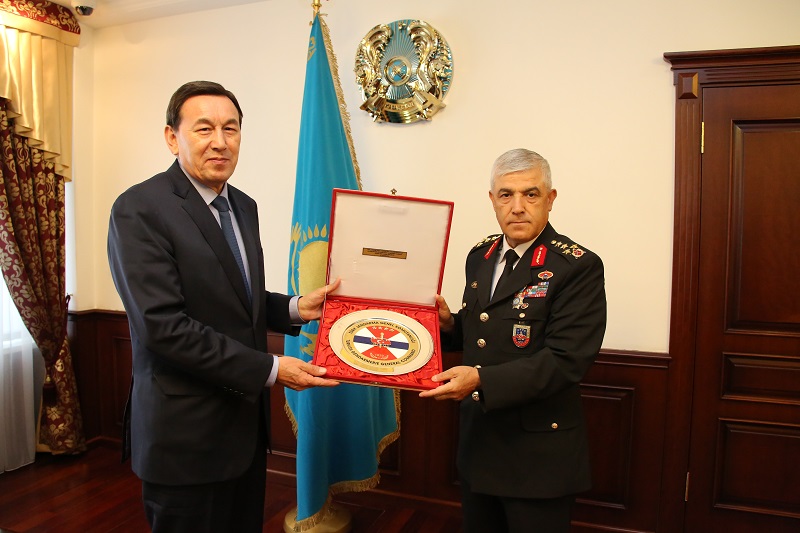 استاناعا تۇركيا جاندارمەرياسىنىڭ باسشىلىعىمەن ارنايى دەلەگاتسيا رەسمي ساپارمەن كەلدى