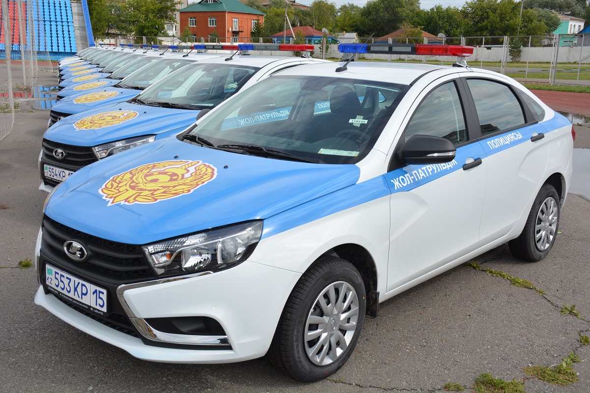 سولتۇستىك قازاقستان پوليتسەيلەرىنە 11 قىزمەتتىك كولىك بەرىلدى