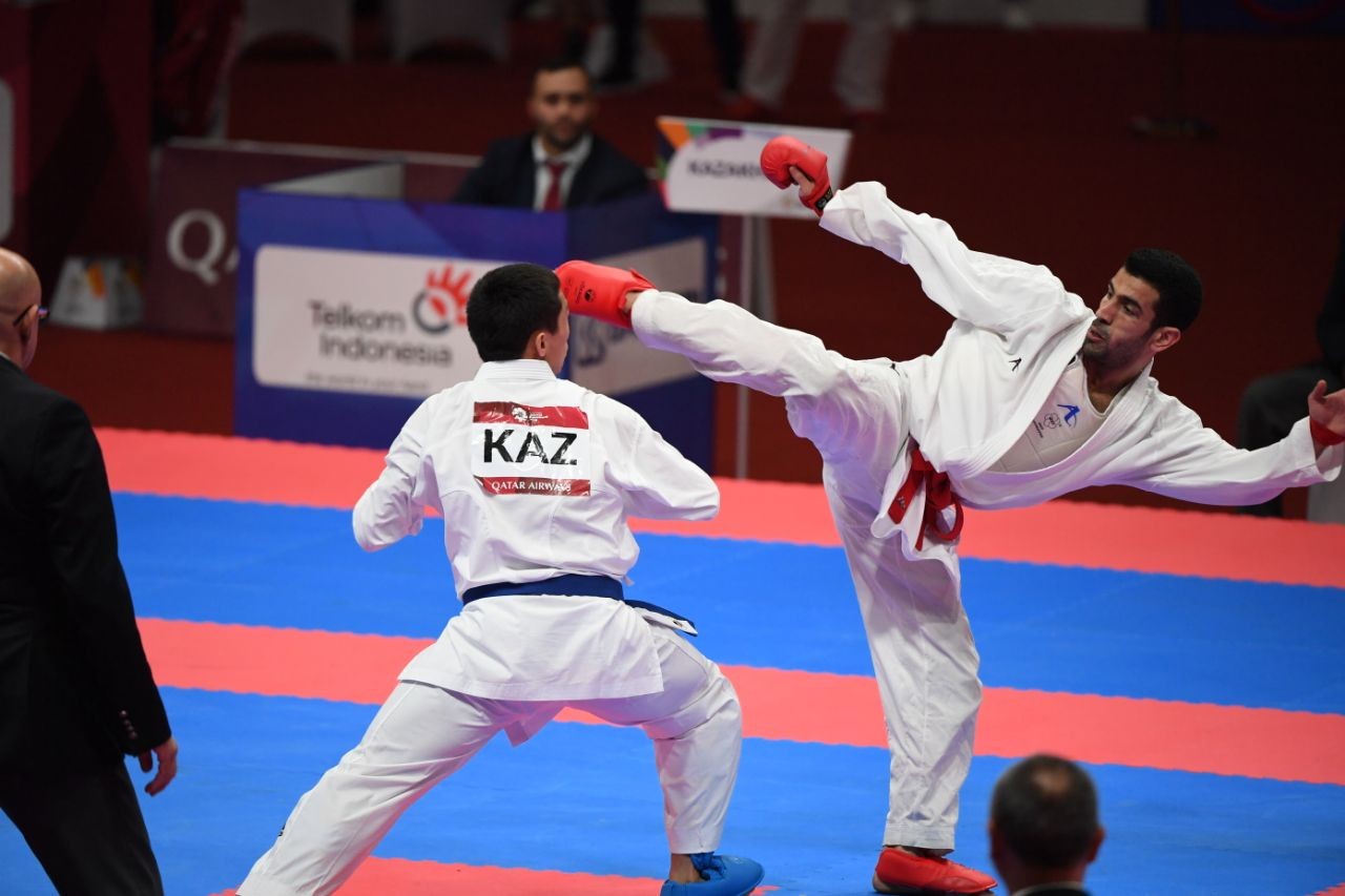 ديدار ءامىرالى كاراتەدەن ازيا ويىندارىنىڭ كۇمىس جۇلدەگەرى
