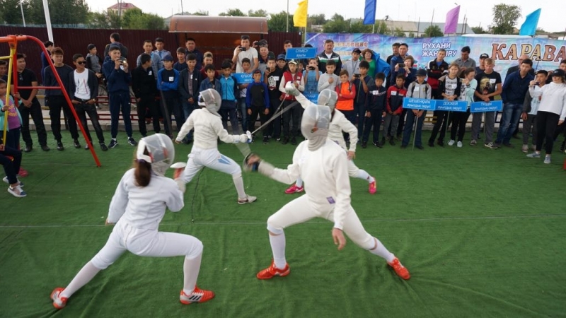 قاراعاندىداعى سپورتتىق كەرۋەن ساپارىن اياقتادى