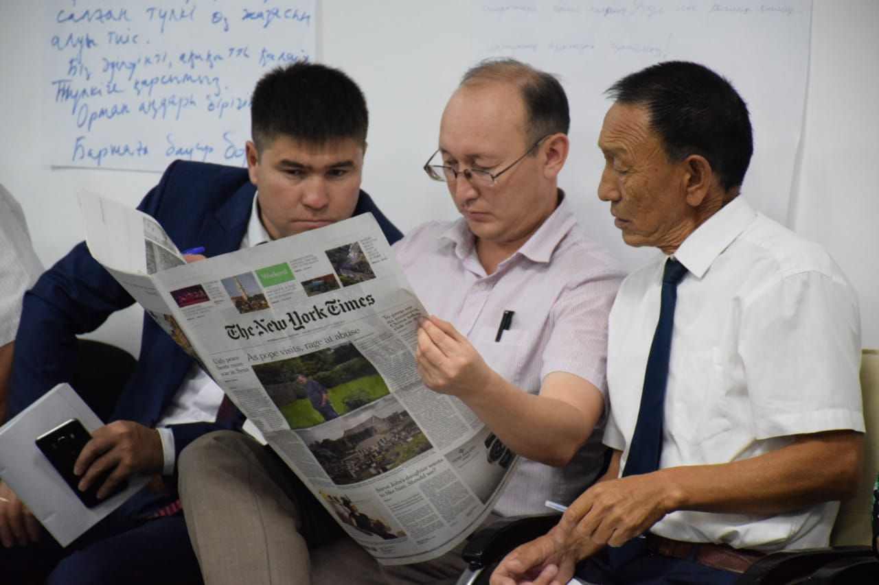 «جايىق پرەسس» جۋرناليستەرىنە ارنالعان سەمينار-ترەنينگ ءوتتى