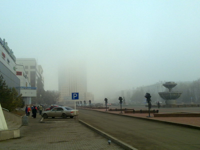 ەلىمىزدىڭ باسىم بولىگىندە جەل كۇشەيىپ, تۇمان تۇسەدى 