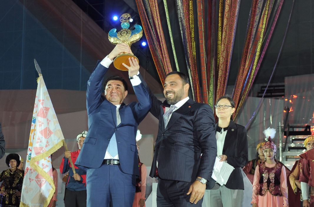 كوشپەندىلەر ويىندارىنىڭ ەستافەتاسى تۇركياعا تاپسىرىلدى