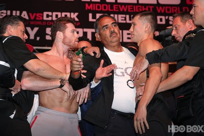 گولوۆكين  مەن الۆارەس جەكپە-جەك الدىنداعى مىندەتتى سالماق ولشەۋ راسىمىنەن ءوتتى