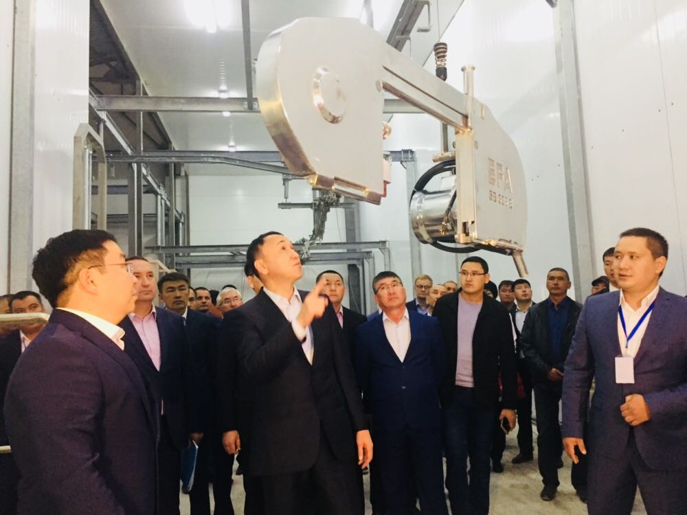 ارقالىقتا قۋاتتى ەت كومبيناتىنىڭ قۇرىلىسى اياقتالىپ كەلەدى