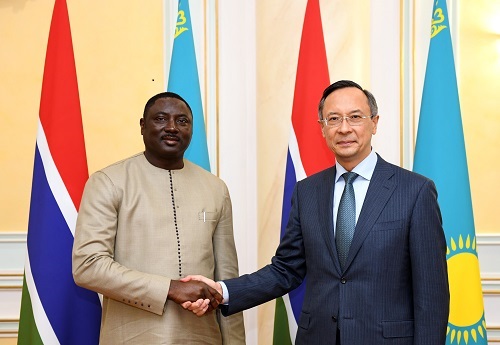 قازاقستان مەن گامبيا ەكىجاقتى ىنتىماقتاستىعى دامۋعا باعىتتالۋدا